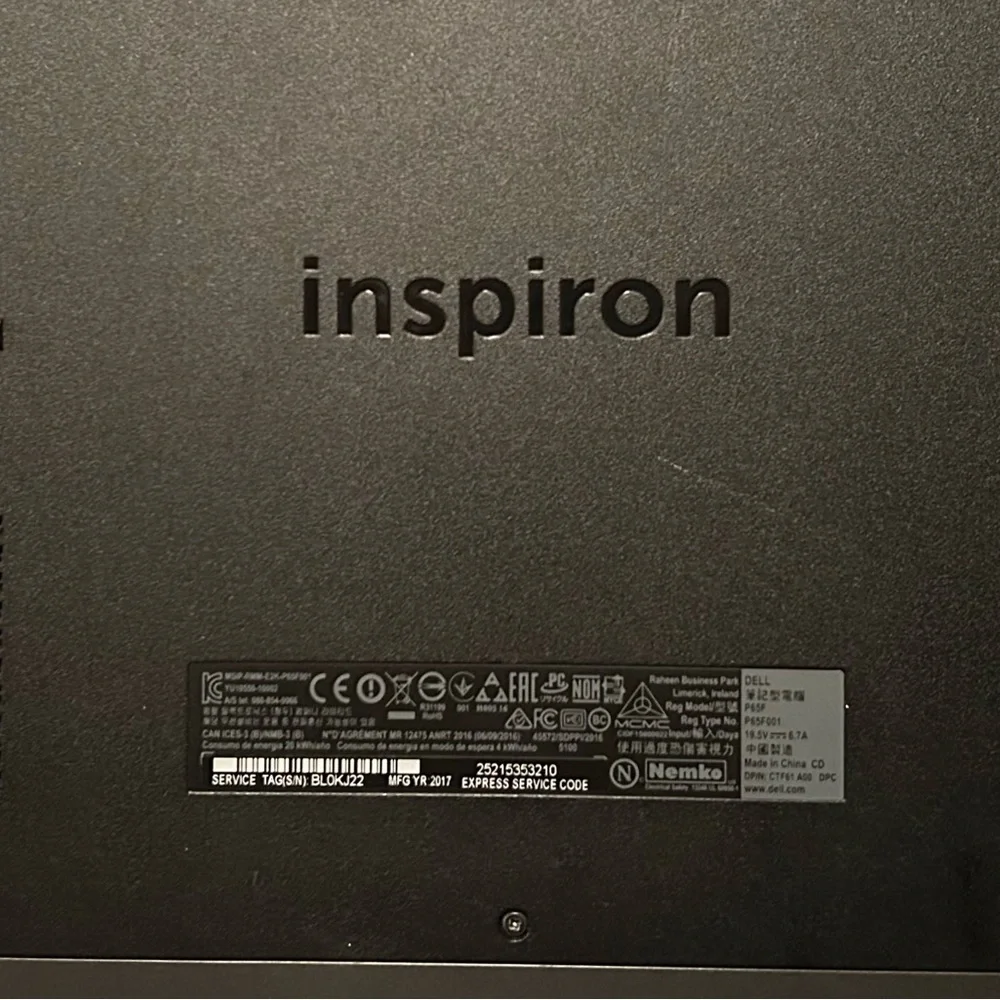 The DELL Inspiron 15 7567 Gaming laptop